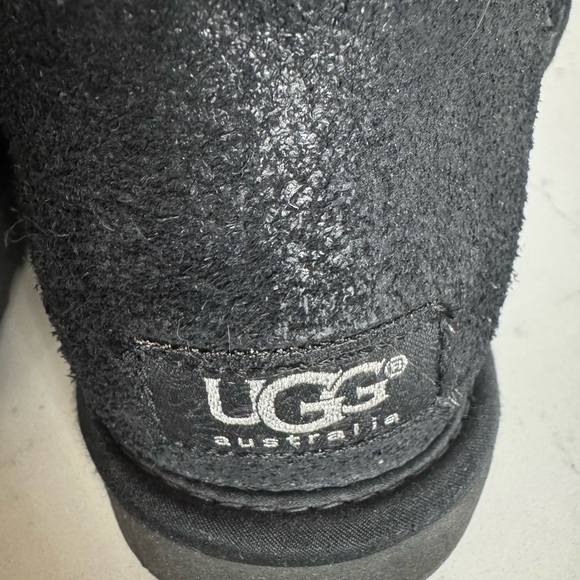 UGG black Sequin Fur-Lined Boots - Picture 4 of 15